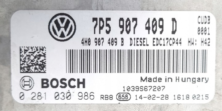 фото №9, Блок управления двигателем (ecu) porsche cayenne 7p5907409d