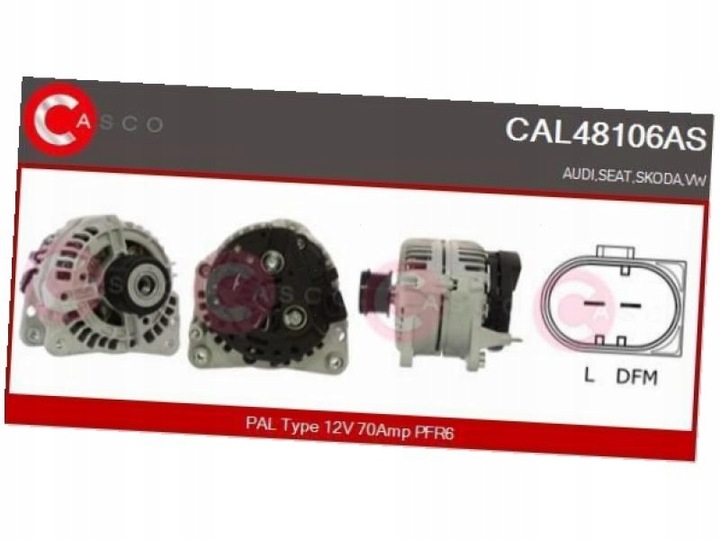 фото №2, Генератор seat toledo ii mk2 1.9 2.3 cordoba i mk1 1.9 ii mk2 1.9