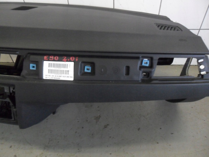 фото №9, Bmw 3 e90 08 консоль панель раздаточная ремни натяжители перед подушка безопасности европа