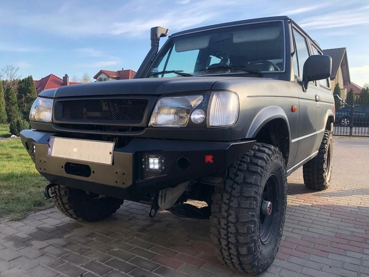 фото №7, Hyundai galloper 3d бампер сталевий зад задній