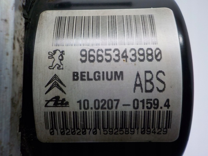 фото №9, Peugeot 207 блок управления abs 9665343980 10.0207-0159.4 10.0970-1159.3