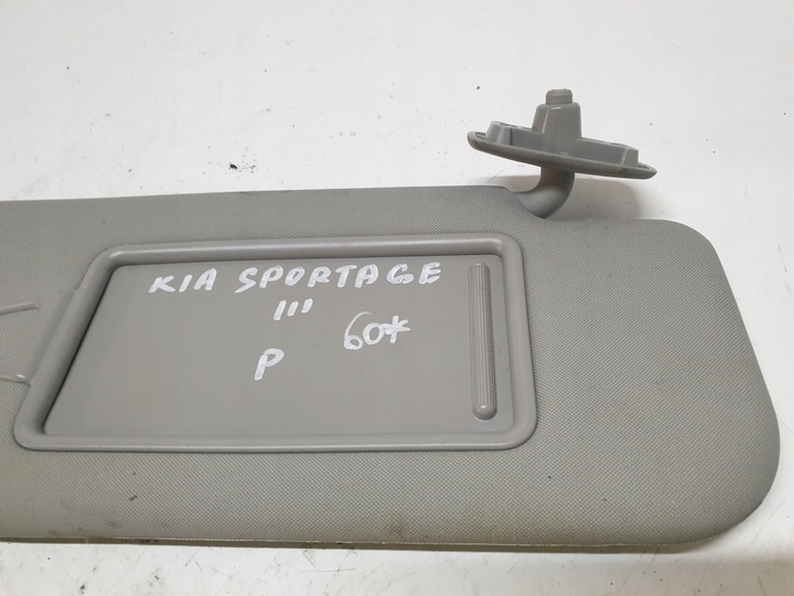 фото №5, Козырёк правый защита солнцезащитная правая солнцезащитный козырёк kia sportage iii