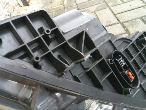 фото №12, Nissan qashqai j10 рестайлинг ксенон правая передняя лампа оригинал 1el010335-32