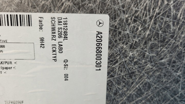 фото №7, Mercedes w206 c220 21r підлога покриття  багажника a2066800301