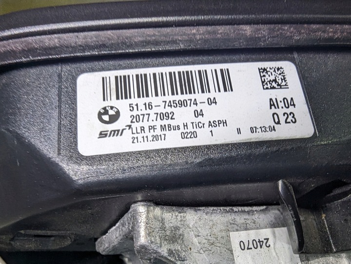 фото №6, Зеркало правые bmw f30 5pin фотохромный 7443906 394