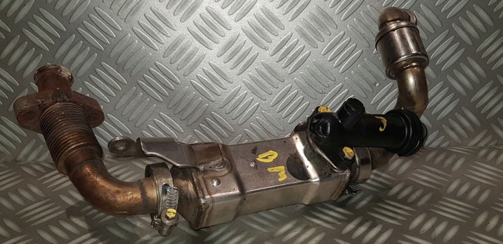 фото №6, Bmw e46 e60 e65 3.0 d m57n радіатор вихлопних газів egr труба термостат 7789790