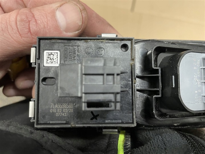 фото №8, Панель перемикач скло дзеркал лівий перед vw transporter t6.1 t 6 19-23r