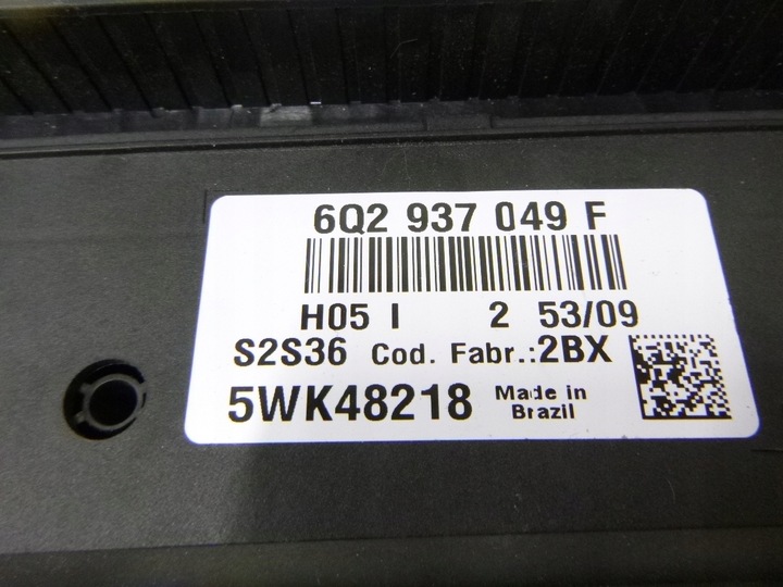 фото №6, Набор стартовый компьютер volkswagen vw fox 1.2 2010r.