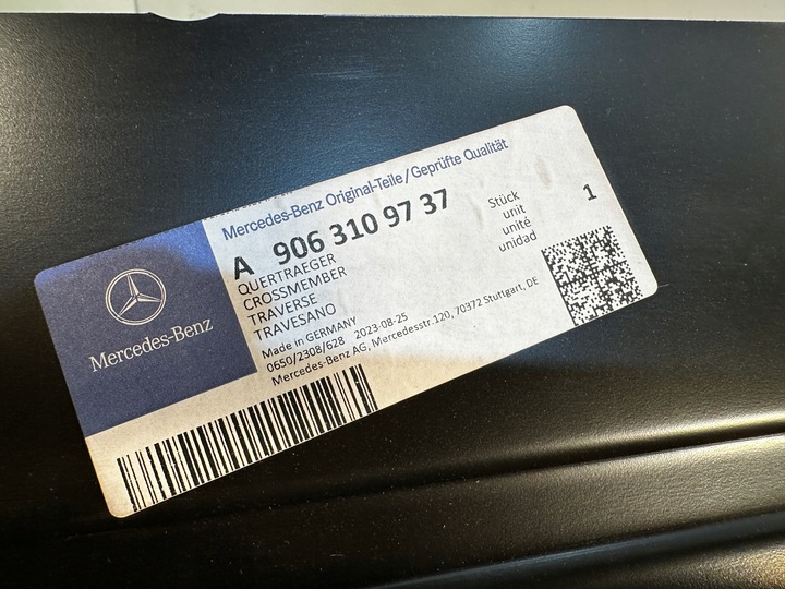 фото №9, Mercedes sprinter w906 pas задній стіна зад a9063109737