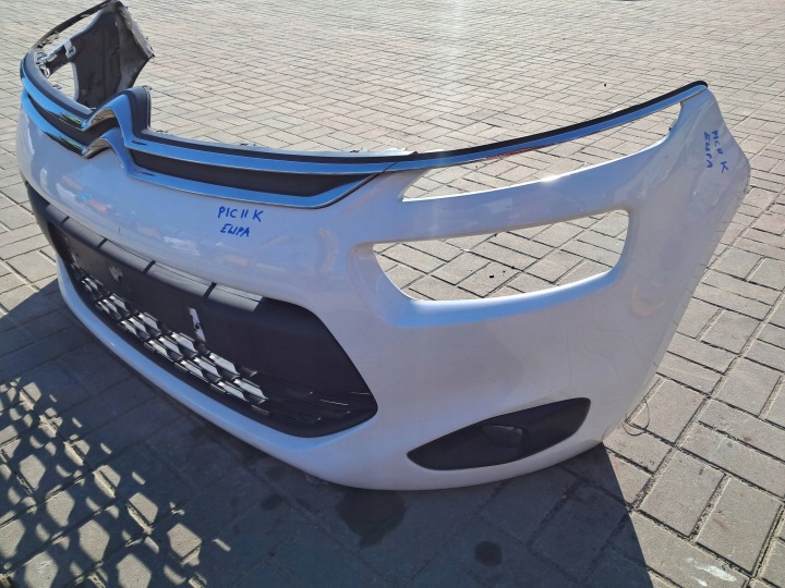 фото №8, Citroen c4 picasso ii бампер передний комплектный запчасть белый