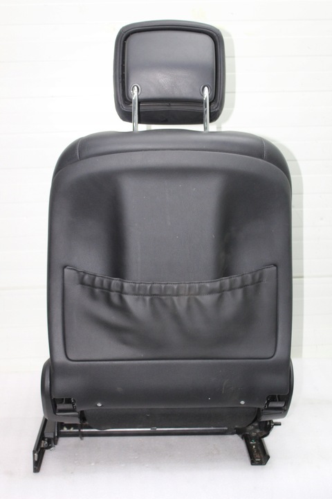 фото №13, Mercedes s w221 сидіння лівий передній рестайлінг чорна шкіра з підігрівом надувний