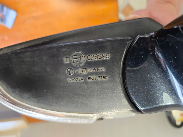 фото №6, Toyota avensis t27 дзеркало праві 9 pin 026399 європа