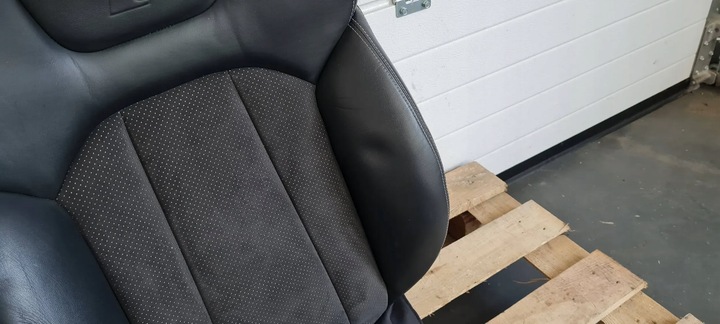 фото №5, Q7 4m ii обшивка сиденья сиденье кожа алькантара правая правые перед