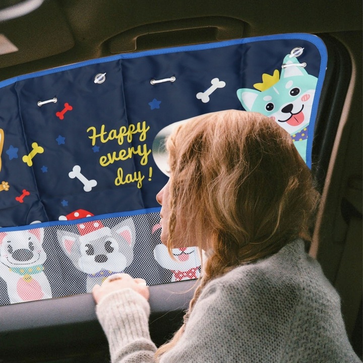 фото №11, Зразок мультяшний захист сонцезахисна транспортного засобу аксесуари do вікон дитина штора автомобіль