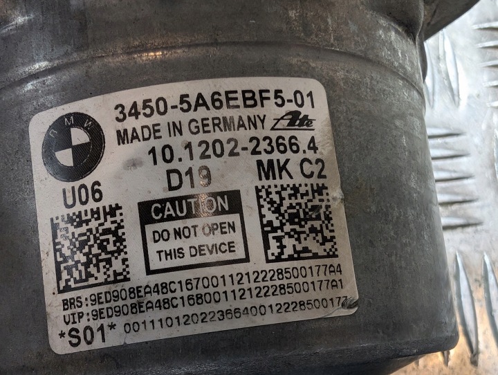 фото №8, Bmw x1 u11 вакуумний підсилювач гальм  3450-5a6ebf5-01