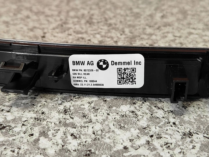 фото №7, Bmw x6 g06 x6m f96 планки накладки пороговые подсвечиваемый led комплект 8069271