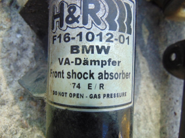 фото №12, Bmw e46 амортизатор пружины занижающие перед зад kpl h&r 31019-1 va ha