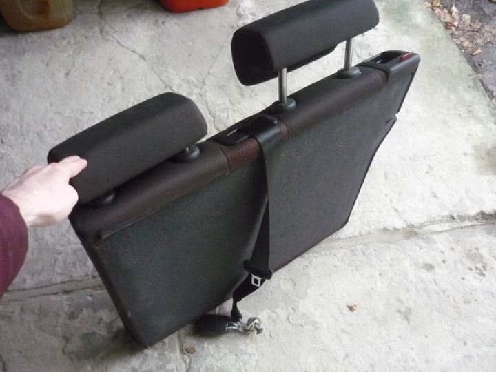 фото №7, Спинка сидіння сидіння правий зад seat leon ii 05-12 бордовий гарний