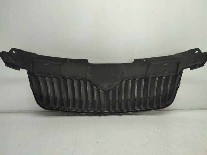 фото №5, Решётка решётка радиатора хром skoda fabia ii roomster перед 5j0853668a