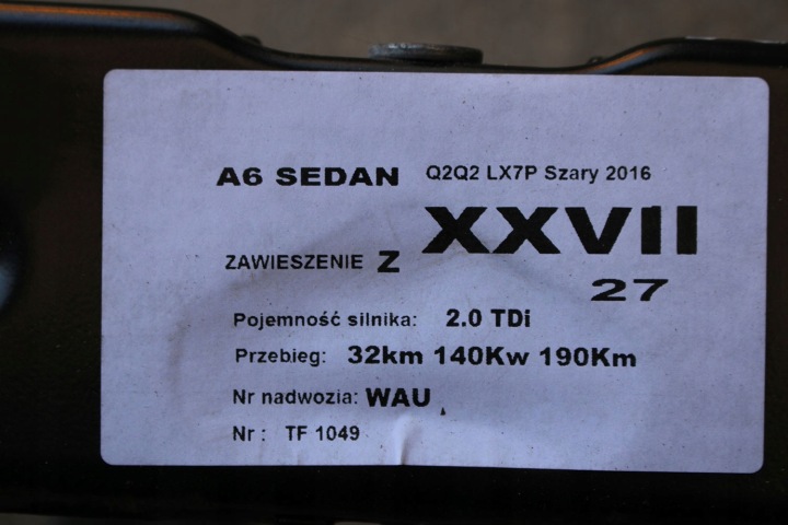 фото №13, Audi a6 4g c7 підрамник trawersa 4g0399315l перед балка підвіски передня pr