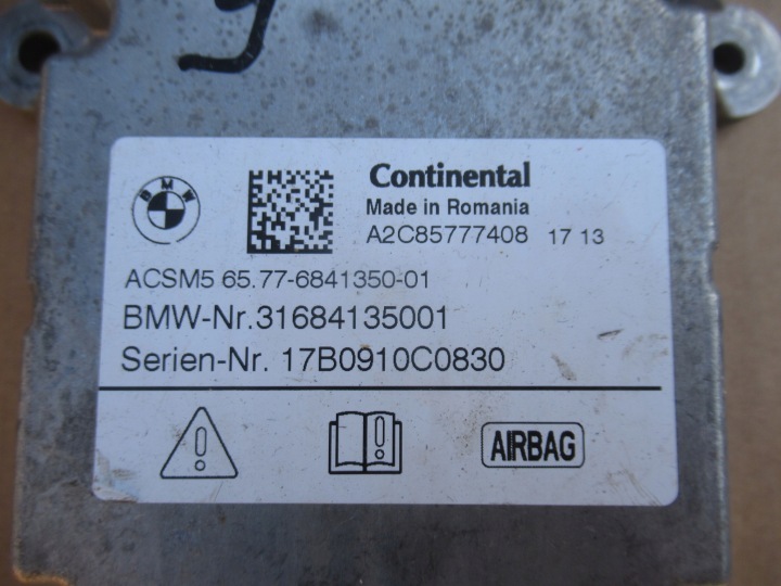 фото №7, Bmw g11 g12 g30 модуль блок керування  подушка  подушок 6841350