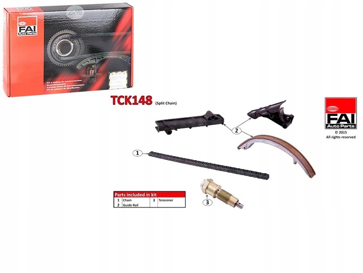 фото №1, Fai набір ланцюга розподільний вал mercedes sprinter 95