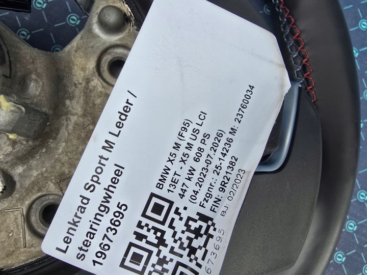 фото №9, Руль m power air bmw f90 f91 f92 f93 f95 f96 f97 f98 лепестки