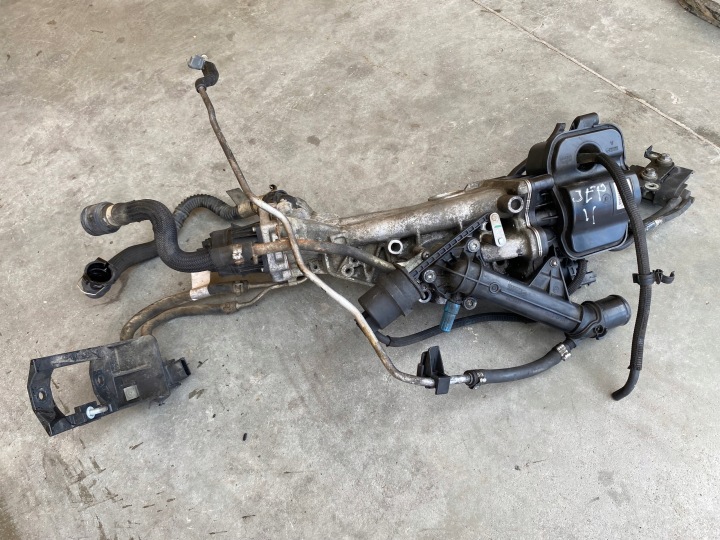 фото №8, Радіатор комплектна egr jeep cherokee kl 55246805 2.0l дизель 2014