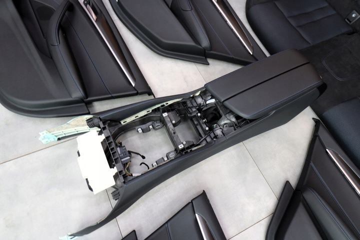 фото №10, Bmw 5' g30 lci салон сиденья з підігрівом sport алькантара антрацит 20 km !!