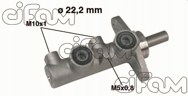 фото №11, Главный тормозной цилиндр cifam 202-333 honda
