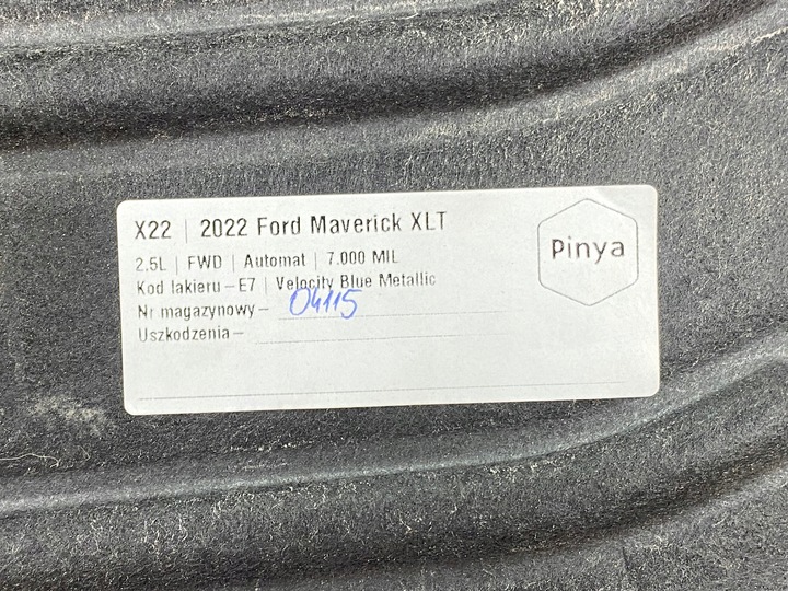 фото №7, Защита боковая шасси ford maverick 2022+ usa