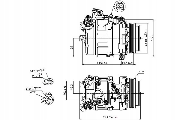 фото №16, Компресор кондиціонера nissens 89199 6901781