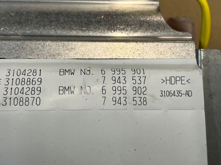 фото №8, Подушки натяжители ремни датчик комплект bmw x5 e70