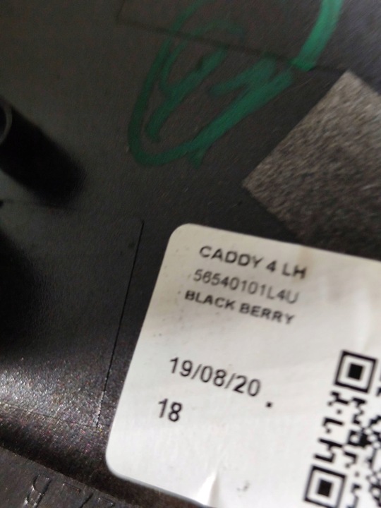 фото №8, Vw caddy iv 15- левая корпус накладка зеркало наружного оригинал ll4u великопольское воеводство