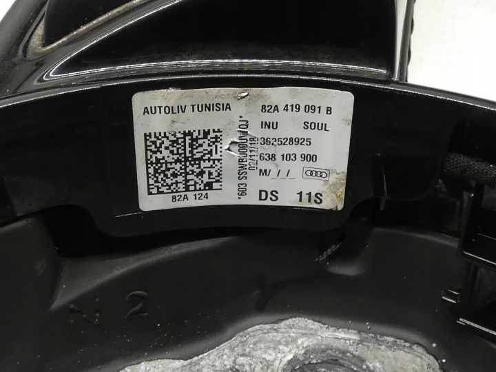 фото №8, Руль кожа кожаный мультифункция audi a1 82a ii 82a419091b