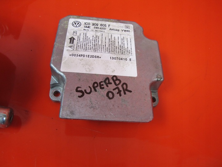 фото №11, Skoda superb 1 i 3u рестайлінг air bag подушки подушка безпеки