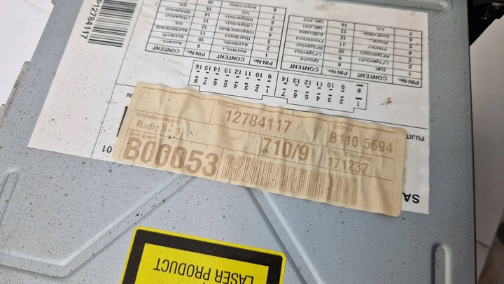 фото №5, Радиопроигрыватель привод дисков saab 9-3 93 рестайлинг 12784117