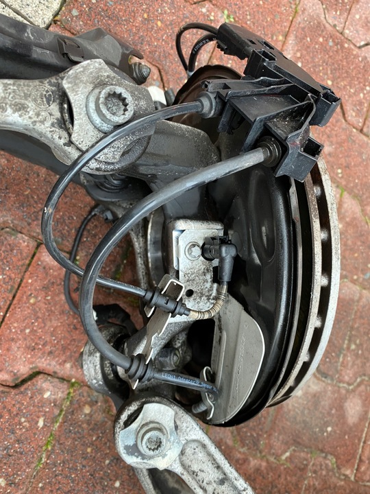 фото №9, Подвешивание правые зад w213 e-klasa mercedes поворотный кулак ступица жгут рычаг