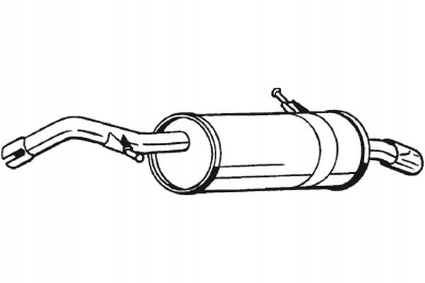 фото №2, Глушник системи випускного зад citroen c2 1.4d 07.03-12.09 bosal