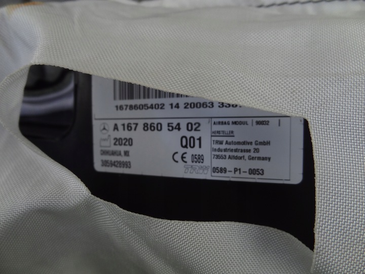 фото №10, Спинка губка сидіння шкіра праві перед mercedes gle w167 bez подушки