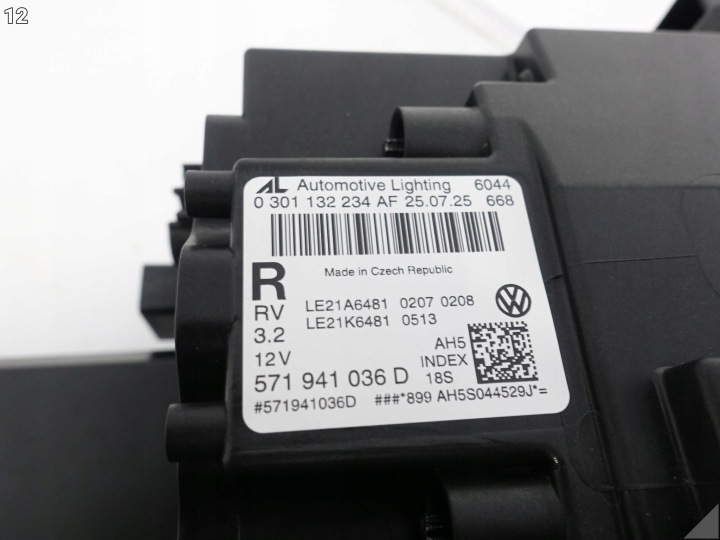 фото №13, Vw tiguan ct1 iii 571 24- фара повний led права перед європа комплектна