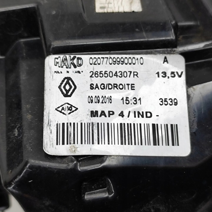 фото №8, Renault clio iv bh_ праве задні світло 2013 265504307r