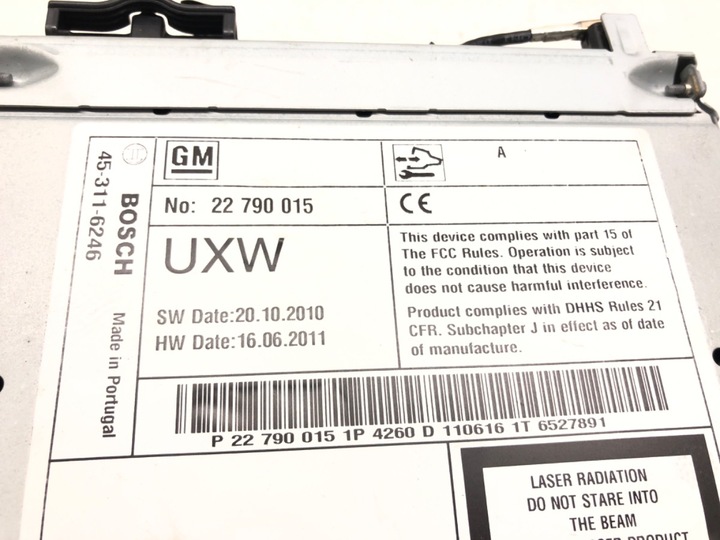 фото №5, Радио opel astra j 22790015 09-15 тюнер