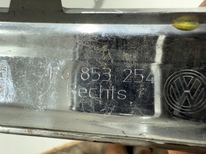 фото №7, Volkswagen touareg 7p рестайлінг r-line планка хром бампера лівий праві комплект