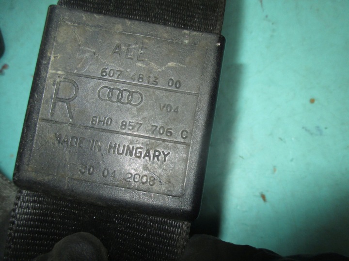 фото №5, Audi a4 b7 08r pas безопасности правое перед 8h0857706c 607481300