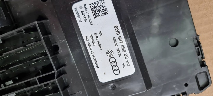 фото №8, A4 b9 8w модуль блок управления комфорта 8w0907063bc a5 8w