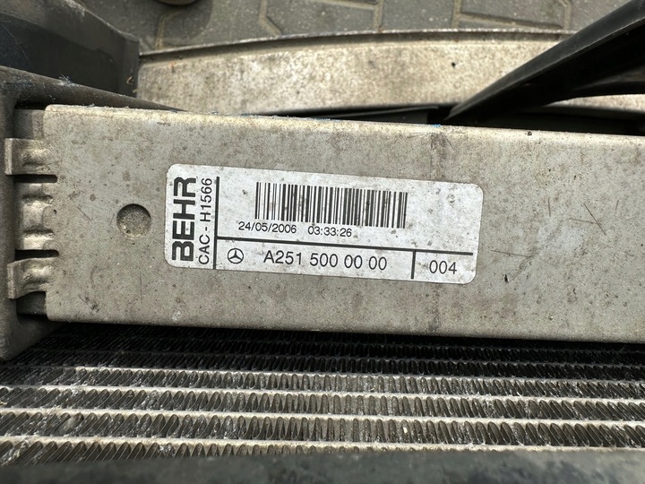 фото №8, Pas переднє, радіатор mercedes ml w164 320cdi 3.0