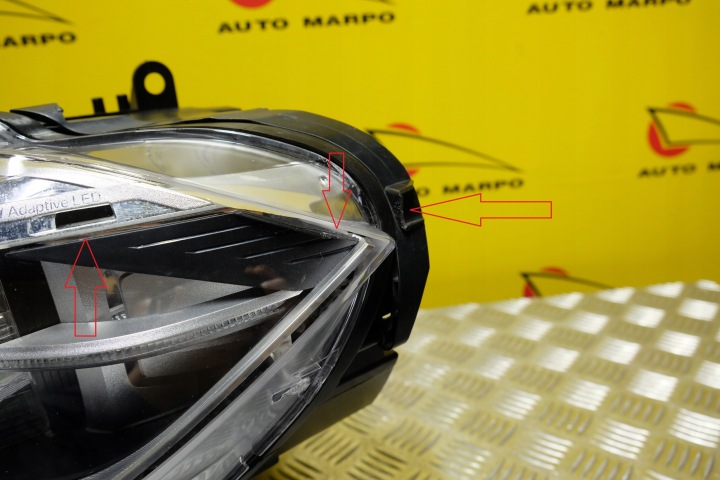фото №11, Bmw x5 f15 x6 f16 2013-2018 фара передняя адаптивный led левая usa