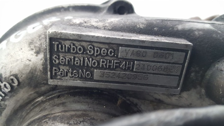 фото №8, Turbosprężarka 35242095g chrysler voyager 2,8 crd