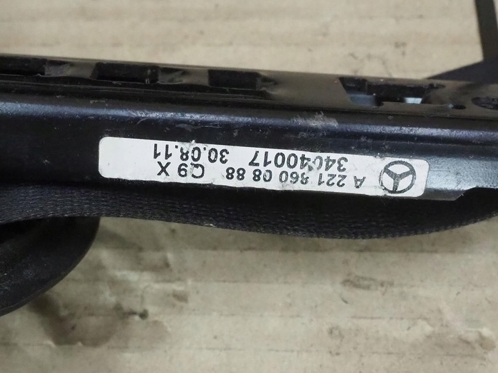 фото №6, Pas безпеки праві перед mercedes s клас w 221 2218609885